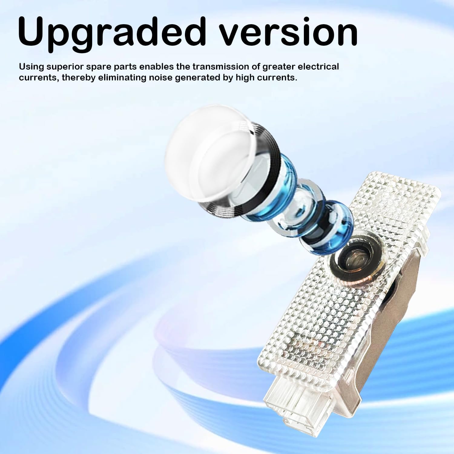 Thumbnail 4 de Krewua 4 luci per portiera auto 4K HD con proiezione laser: luci di benvenuto e proiezione porta