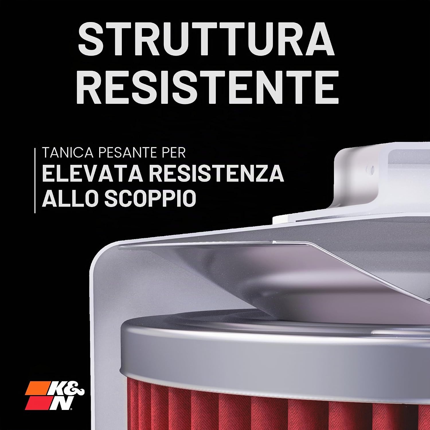 Thumbnail 3 de K&N Filtro olio per motociclette KN-153 (78x85mm) per Ducati e Bimota selezionati