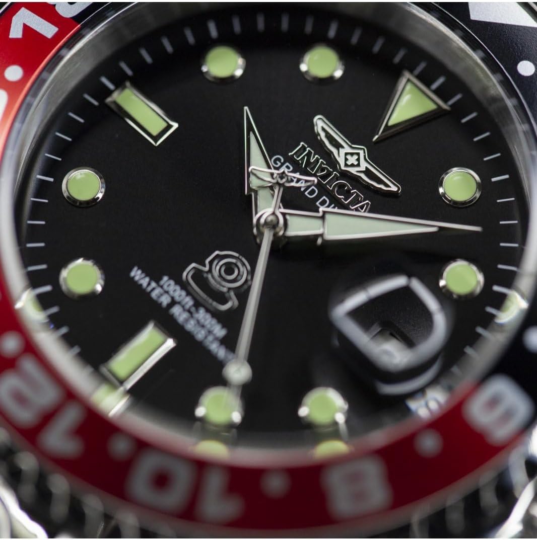 Detalle de Invicta Pro Diver Edelstahl Herren Automatikuhr – 47 mm