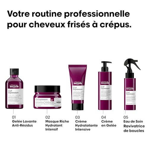 Thumbnail 7 de L'Oréal Professionnel Curl Expression Crème Lavante Hydratation Intense – Shampoing Cheveux Bouclés & Frisés (300 ml)