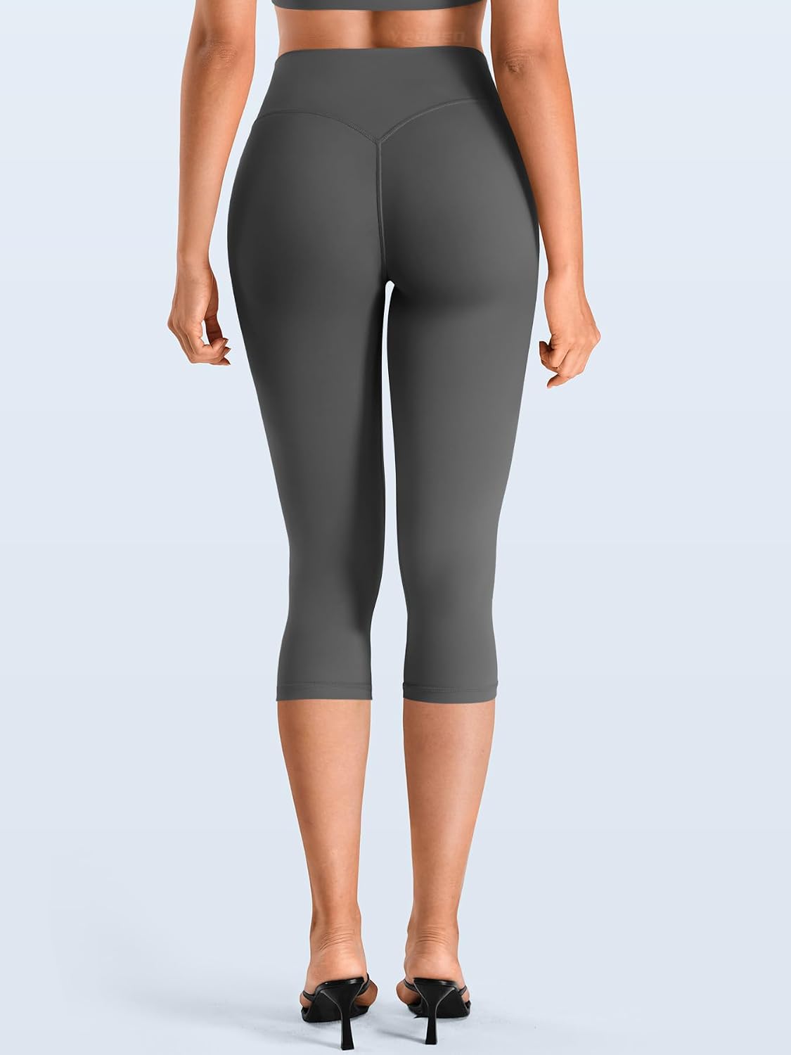 Detalle 2 de YEOREO Ease Women’s Capri Leggings, 17-Inch Inseam, No Front Seam