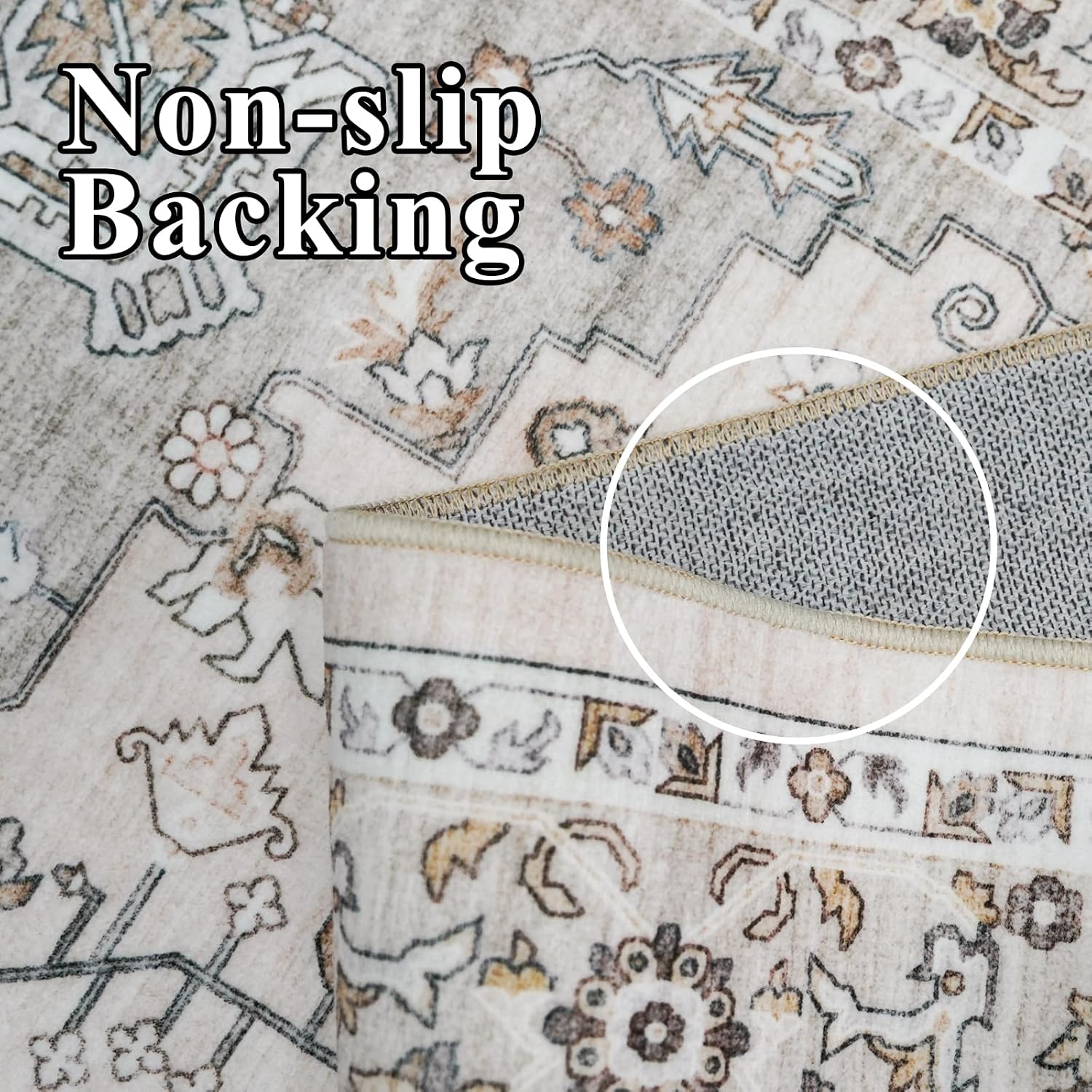 Thumbnail 4 de RUUGME 9x12 Washable Area Rug