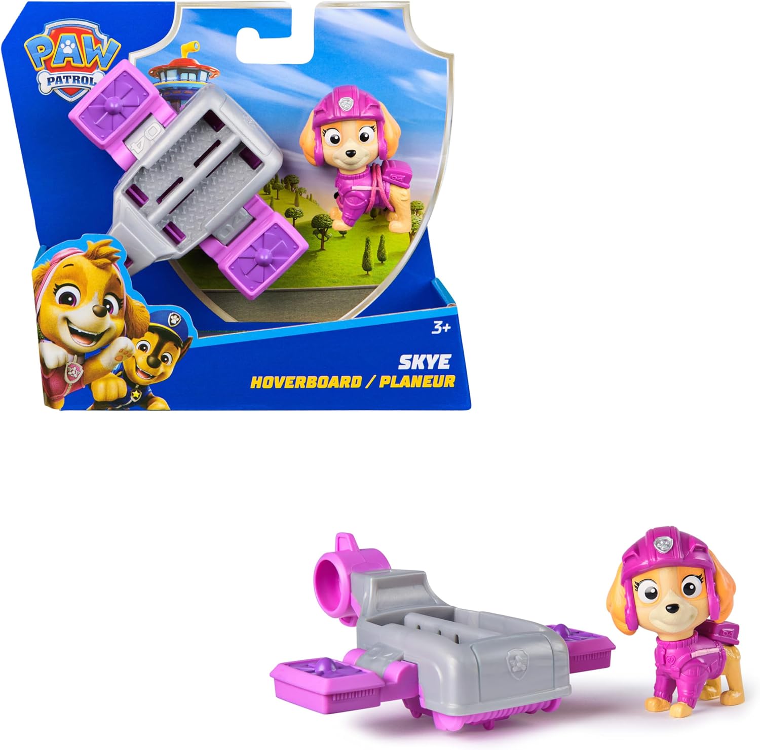 Detalle de PAW PATROL Skye Action Pup 5 cm Spielfigur