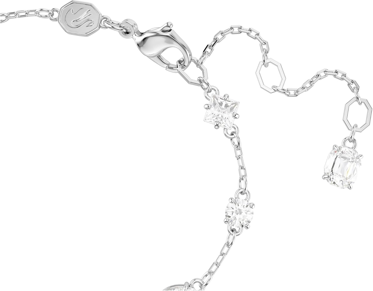 Thumbnail 2 de Swarovski Mesmera Pulsera Blanca 💎 Tallas Mixtas
