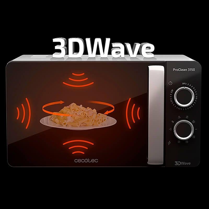 Thumbnail 2 de Cecotec ProClean 3150 microondas con grill de 20L y 700W (negro)