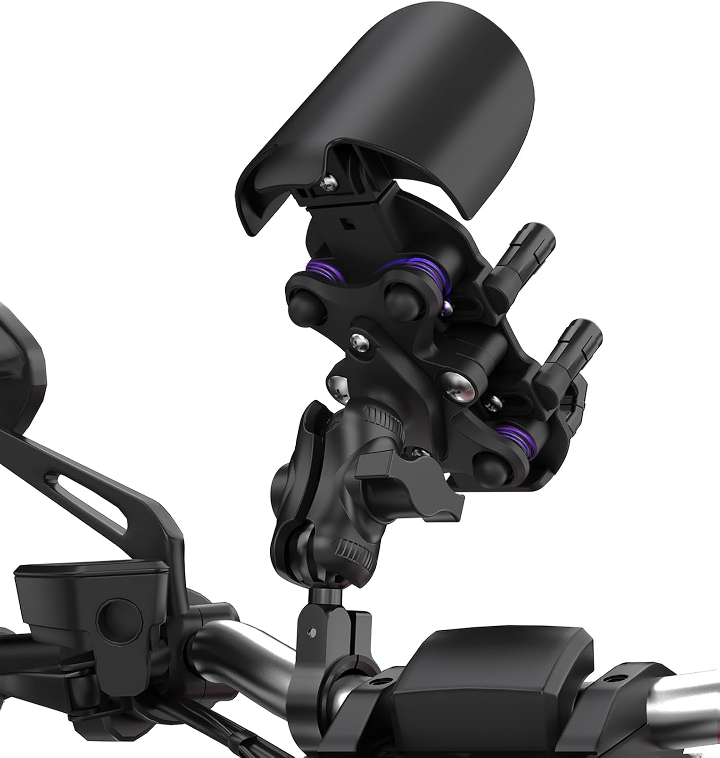 Detalle de iMESTOU Motorrad-Telefonhalterung Anti-Vibration, für 12–32 mm Lenker 5,4"–7,0"