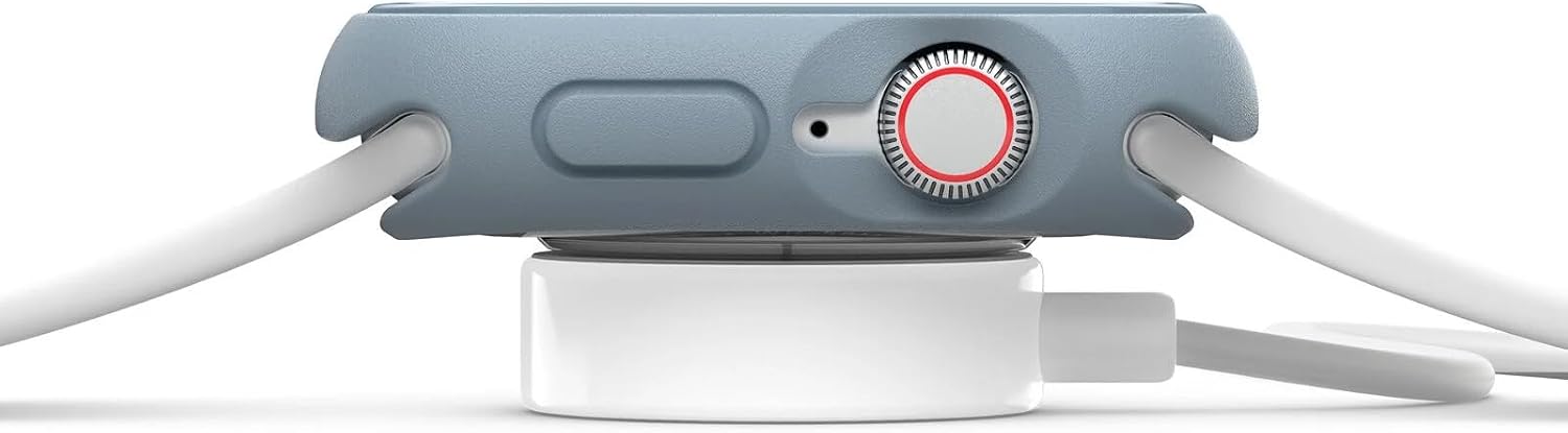 Detalle de OtterBox Watch Bumper per Apple Watch Series SE/6/5/4 da 44 mm – protezione antiurto blu