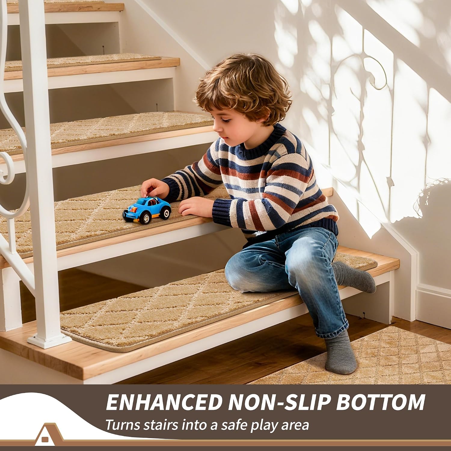 Detalle 2 de BONACA Non-Slip Stair Treads 9" x 32