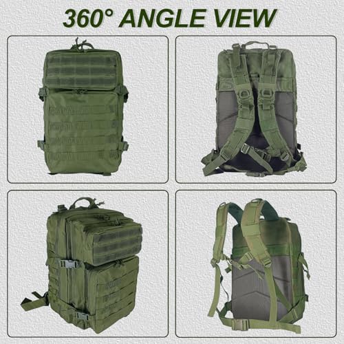 Detalle de HEMSO Mochila Militar 45L Impermeable: versátil, resistente y preparada para outdoor
