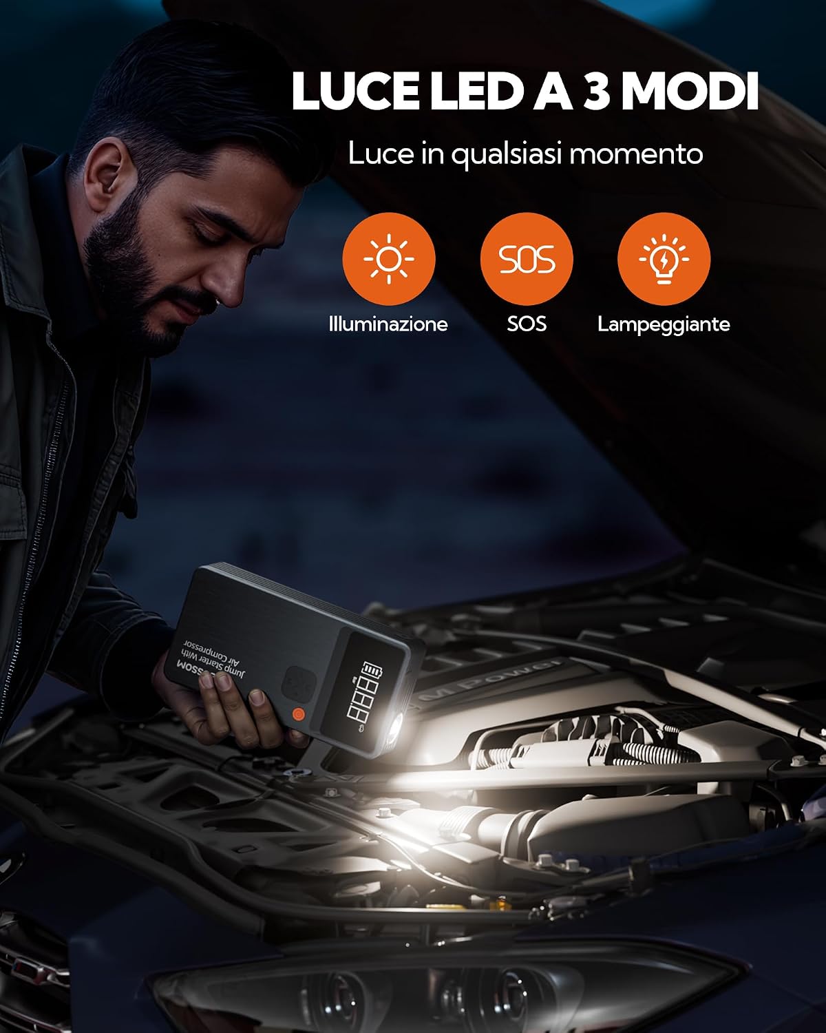 Thumbnail 6 de Spark JC8 booster avviamento auto 44.4Wh