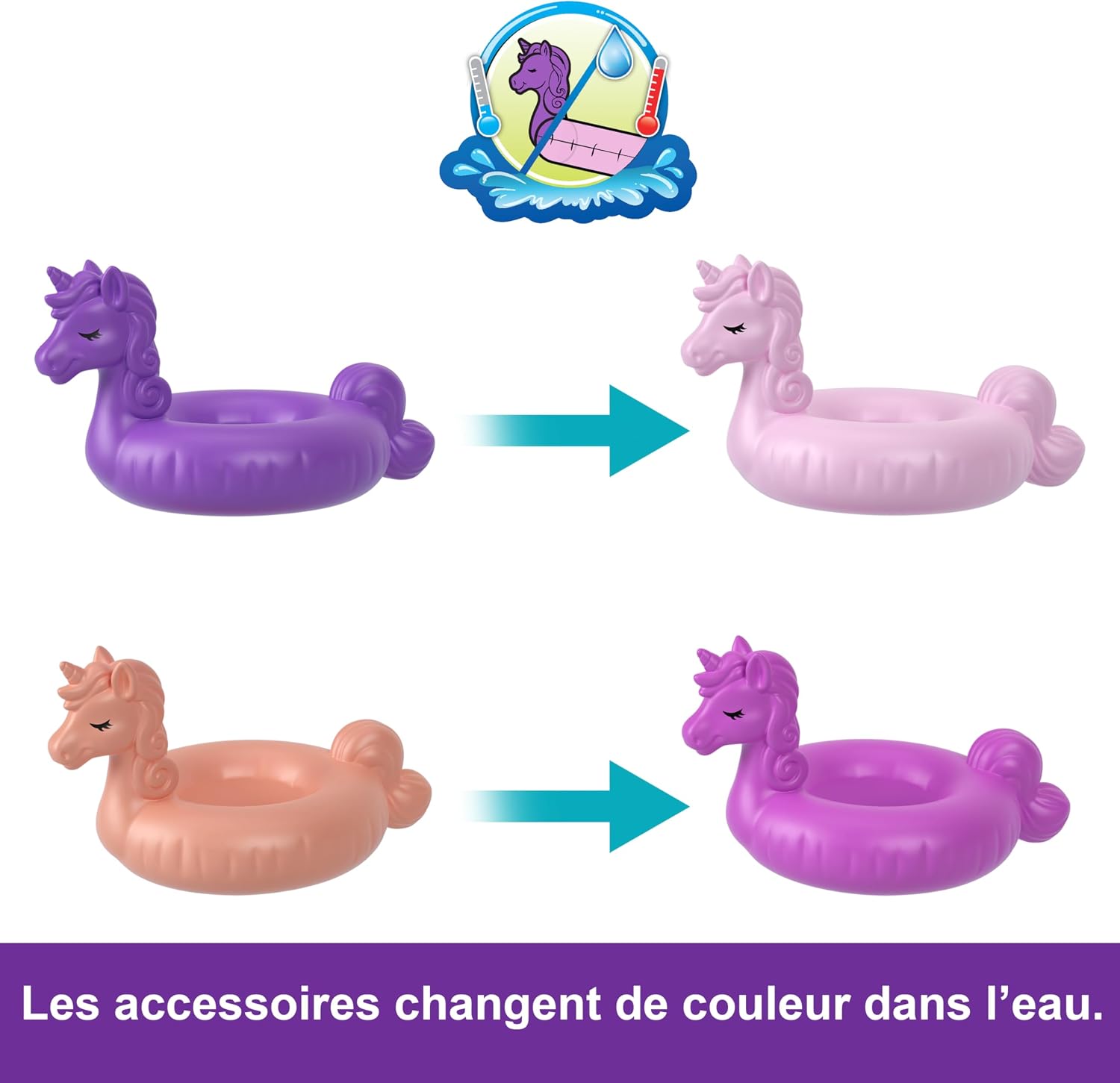 Thumbnail 3 de Coffret Polly Pocket licorne licorne 12 accessoires