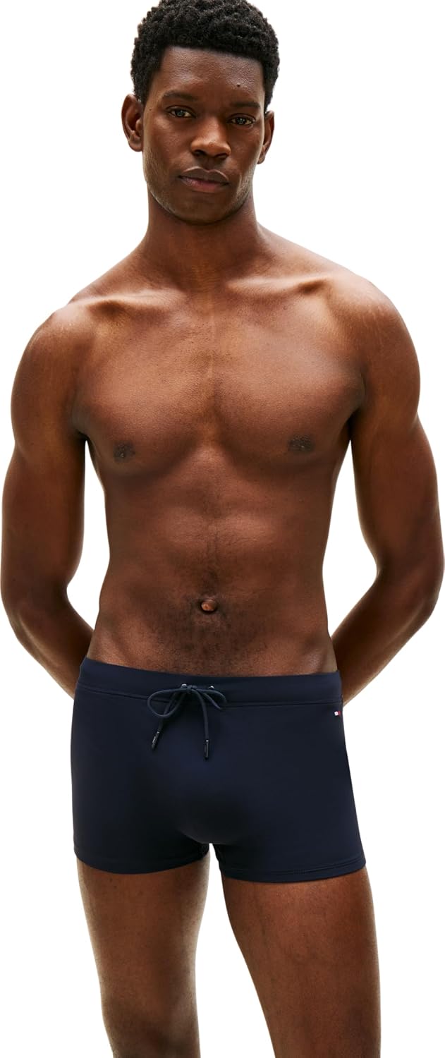 Detalle de Tommy Hilfiger Costume da Bagno Uomo: stile sportivo e vestibilità comoda