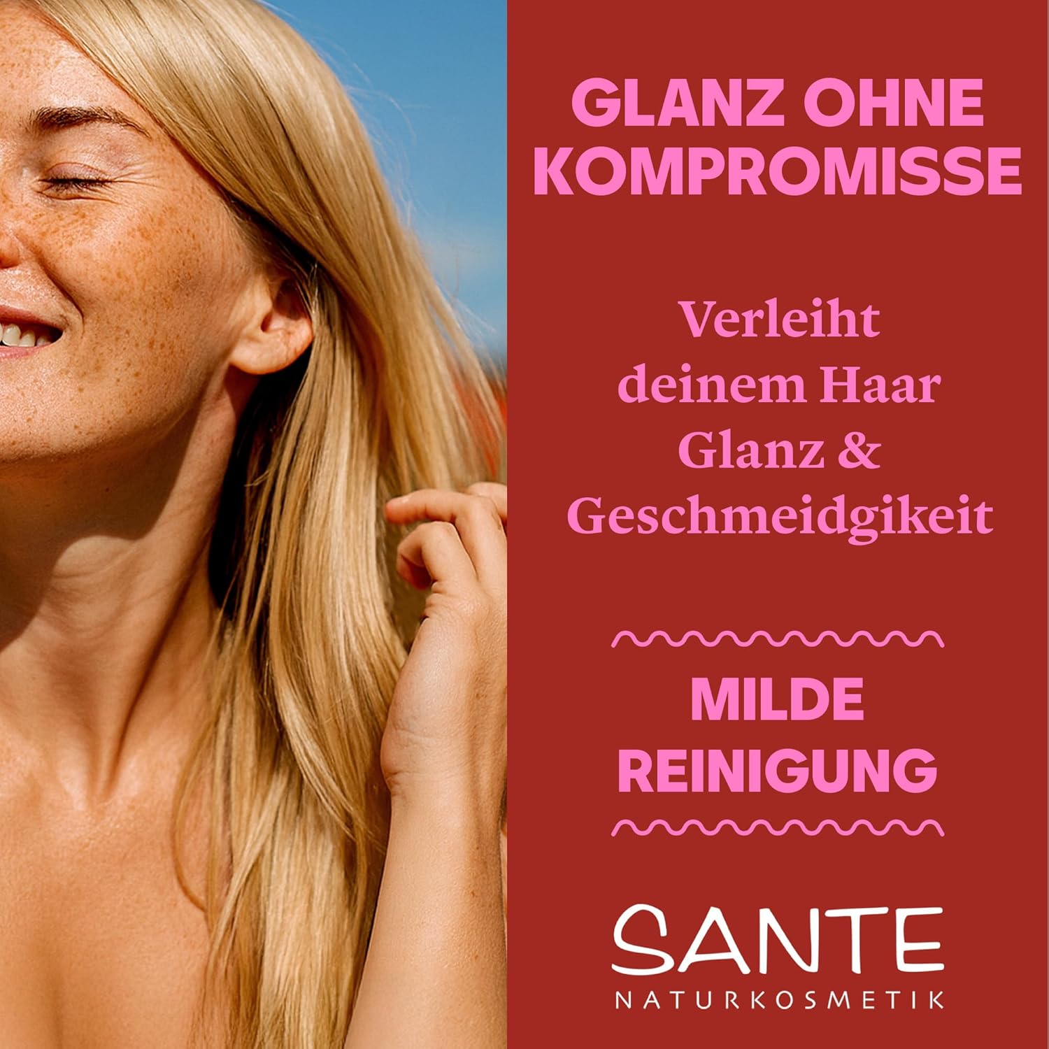 Detalle 2 de SANTE Naturkosmetik Glossy Shine Shampoo 950 ml