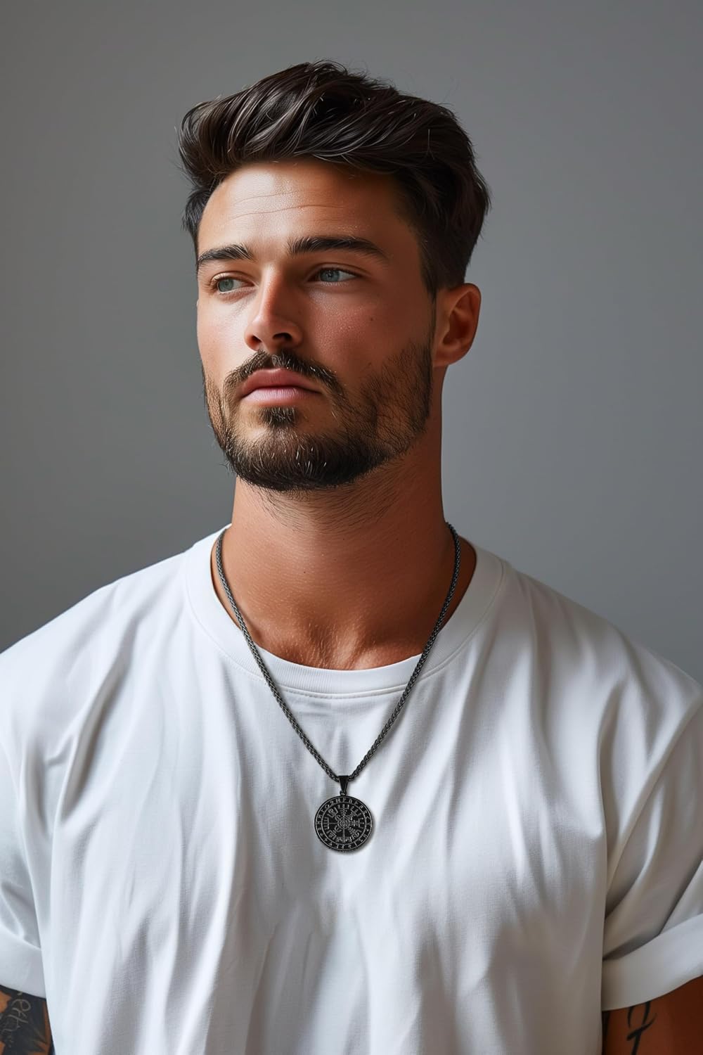 Detalle 2 de ChainsHouse Collier Vegvisir 56 cm