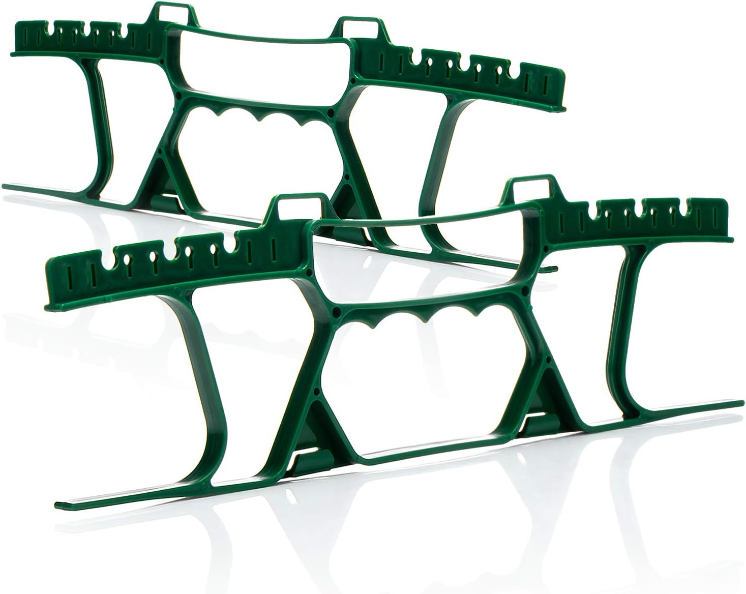 COM-FOUR 2x avvolgicavo in plastica con gestore cavi (per lucine, corde e nastri)