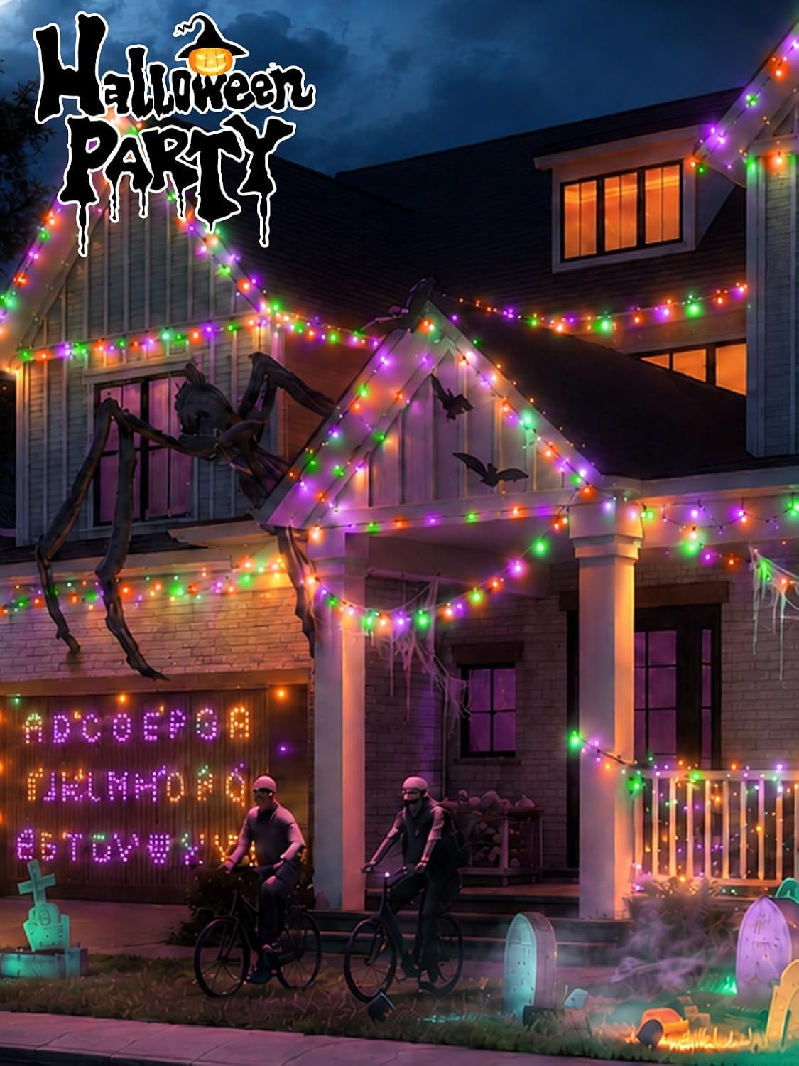 Thumbnail 6 de Solar Halloween String Lights, 600 LEDs
