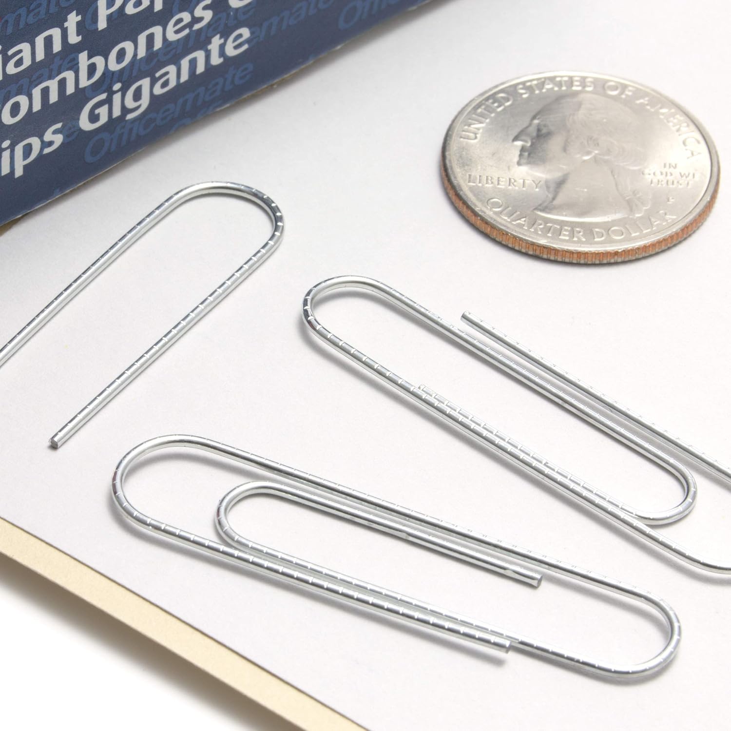 Detalle de Officemate Giant Paper Clips, 1,000 Count