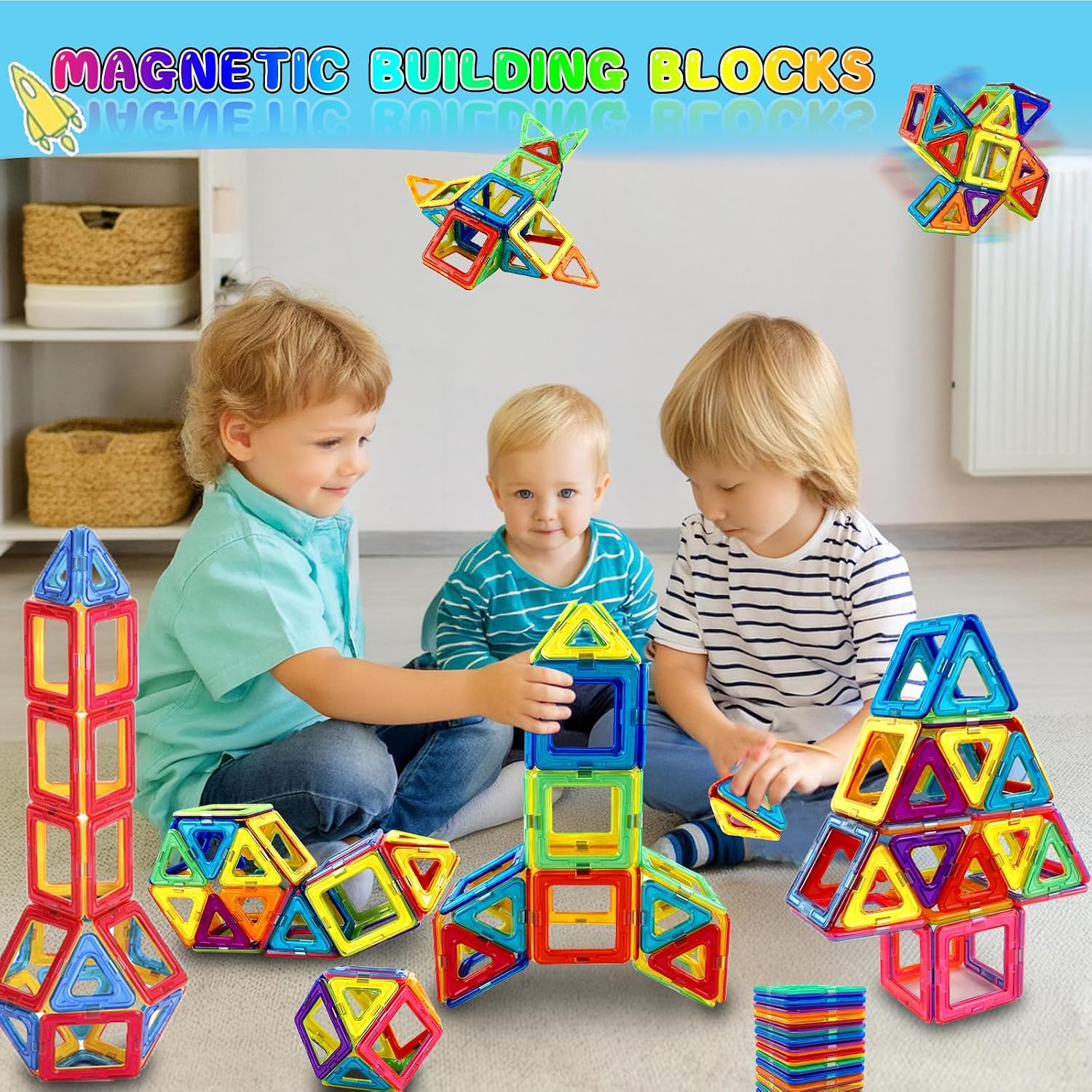 Detalle 2 de TrisbiFela Costruzioni magnetiche 38 pezzi 🧩
