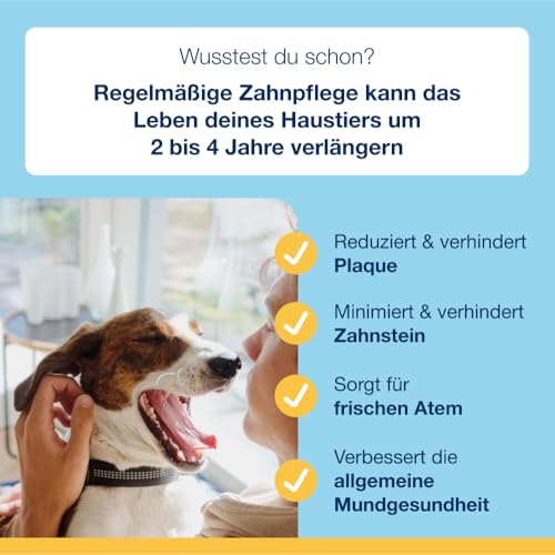 Detalle de ProDen PlaqueOff Zahnpulver für Hunde & Katzen 60 g – Natürliche Zahnpflege mit Meeresalgen