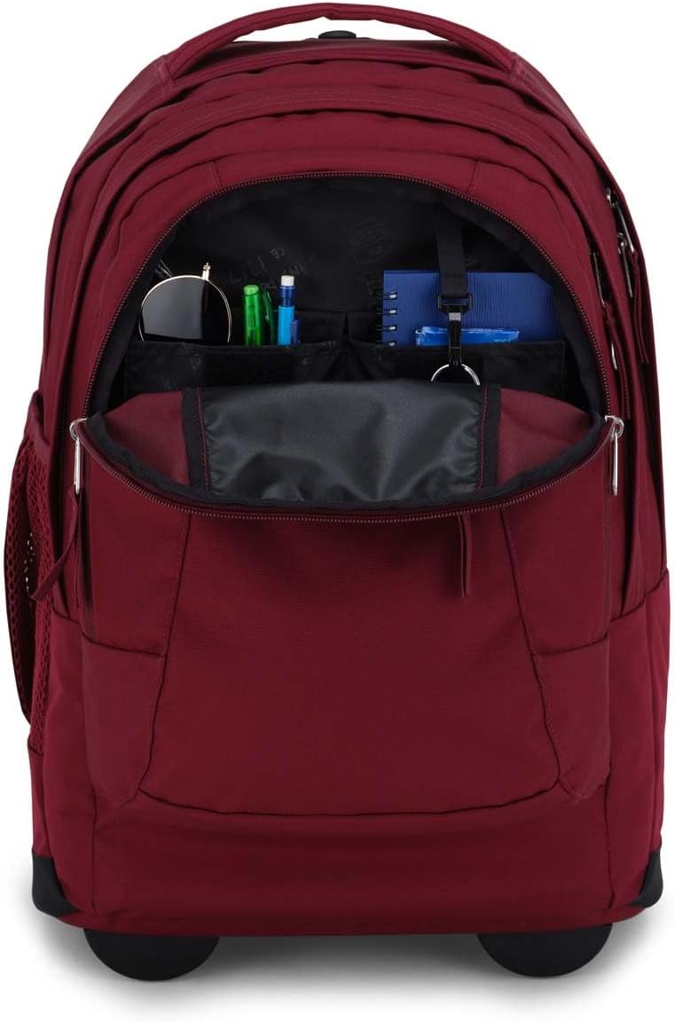 Detalle de JanSport DRIVER 8 Bagagli con ruote: borsa trolley in poliestere riciclato da 2 scomparti