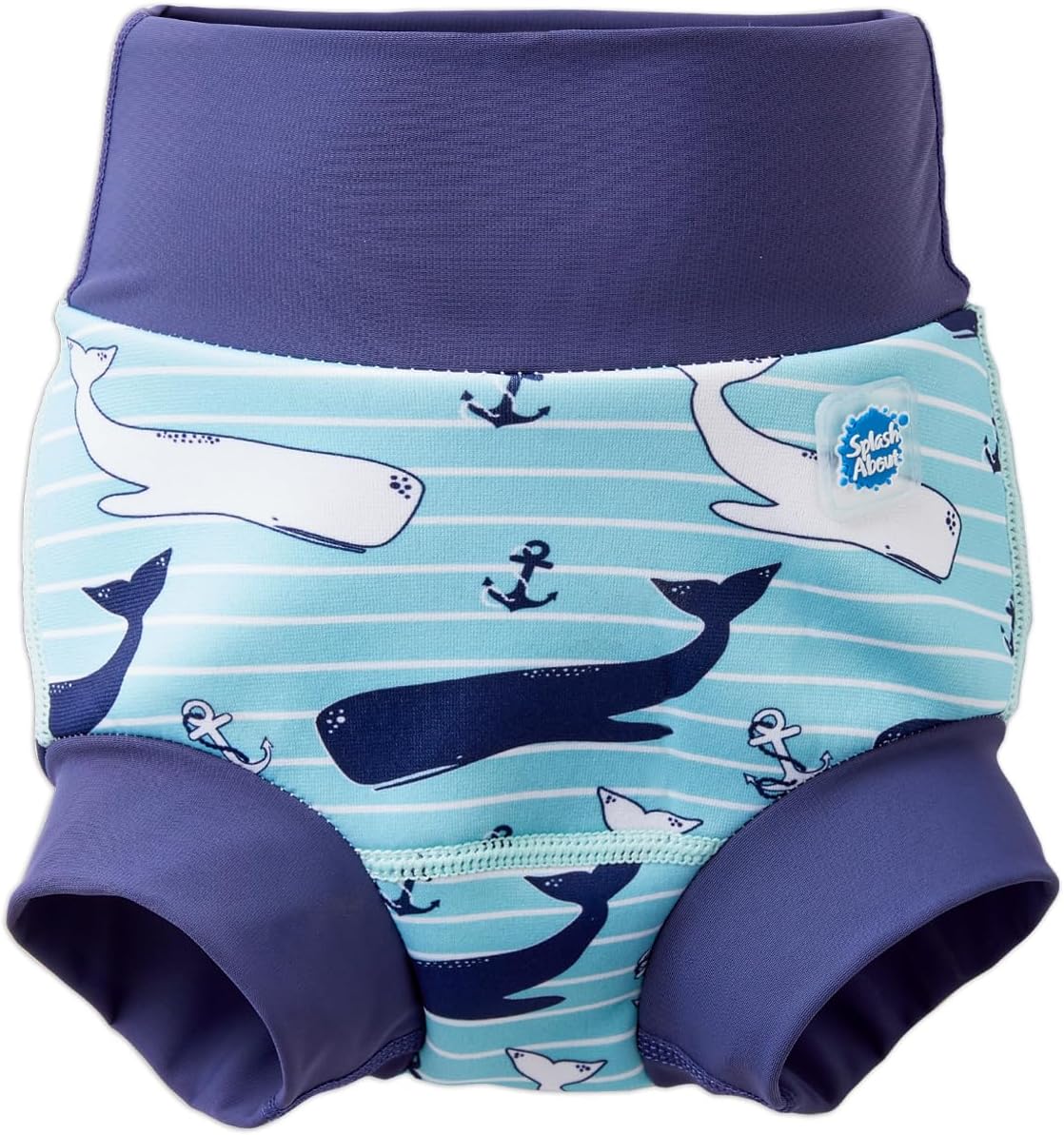 Detalle 2 de Splash About Happy Nappy – pieluszka do pływania, kobaltowa, neoprenowa, 2–3 lata