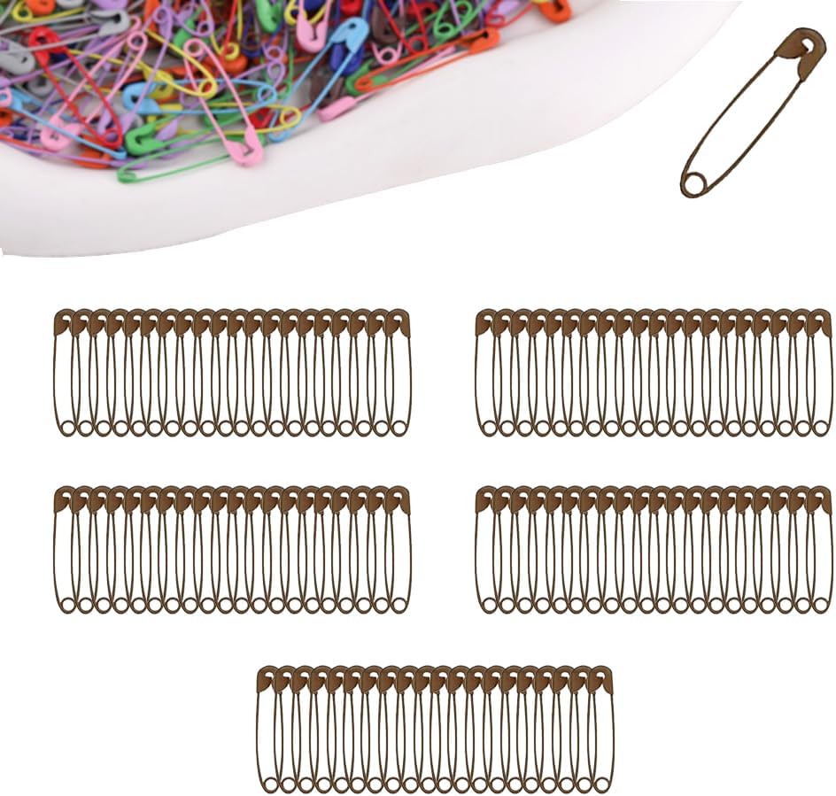 Thumbnail 4 de Vokenforu 30mm Yellow Iron Craft Safety Pins, 150 Pcs
