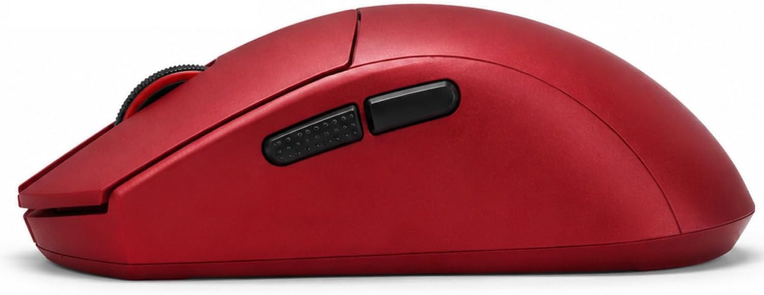Detalle de RED SAMURAI RED-WGMMS02-BK ゲーミングマウス 51g・PAW3395・3モード接続