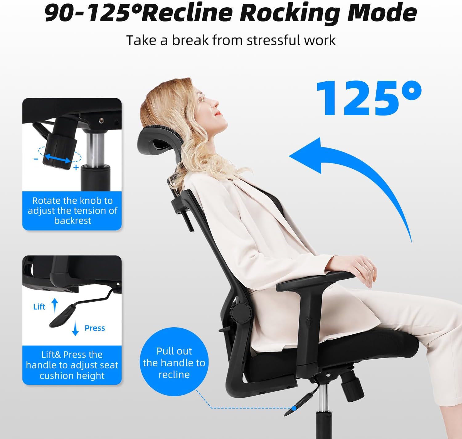 Thumbnail 5 de Daccormax Chaise Bureau Ergonomique 150 Kg