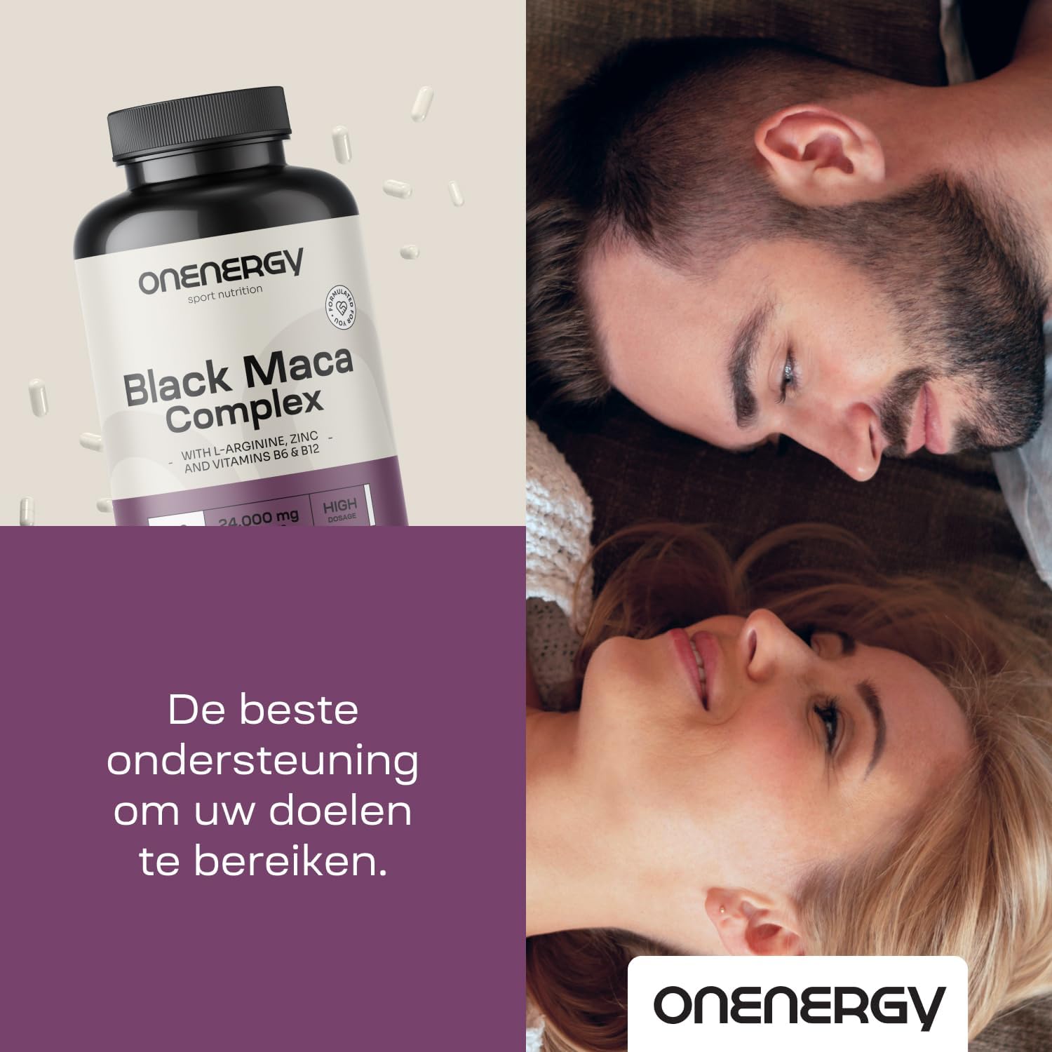 Thumbnail 1 de ONENERGY Zwarte Maca Complex, 240 capsules met extract 20:1