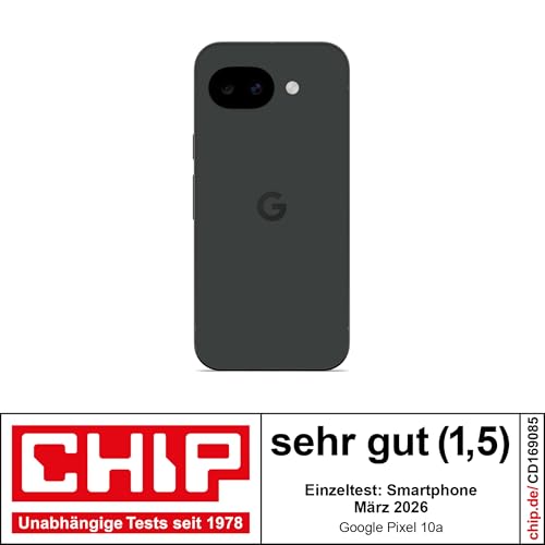 Detalle de Google Pixel 10a (Obsidian, 128 GB) – 7 Jahre Betriebssystem‑ und Sicherheitsupdates