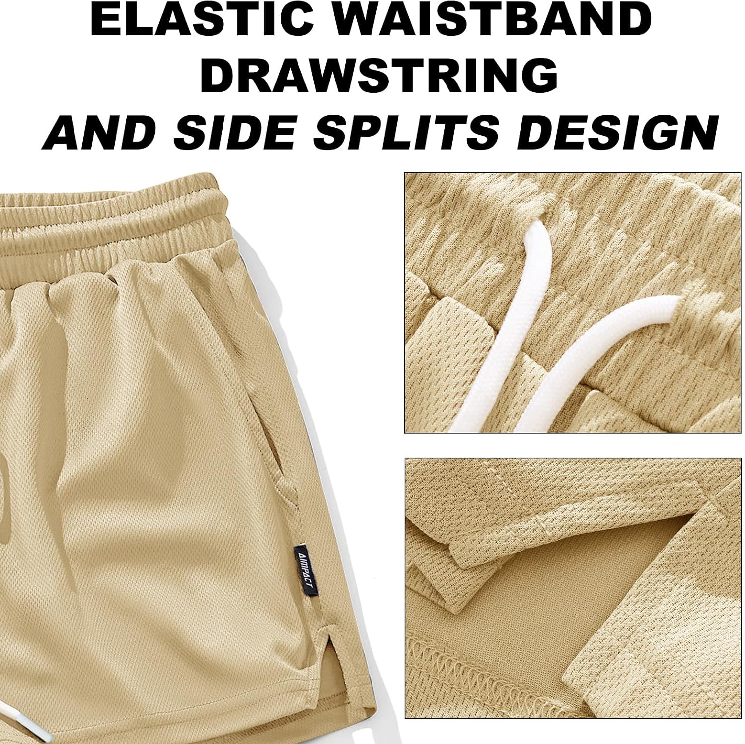 Thumbnail 3 de AIMPACT Mens Mesh Running Shorts 3" quick-dry athletic shorts 🏃