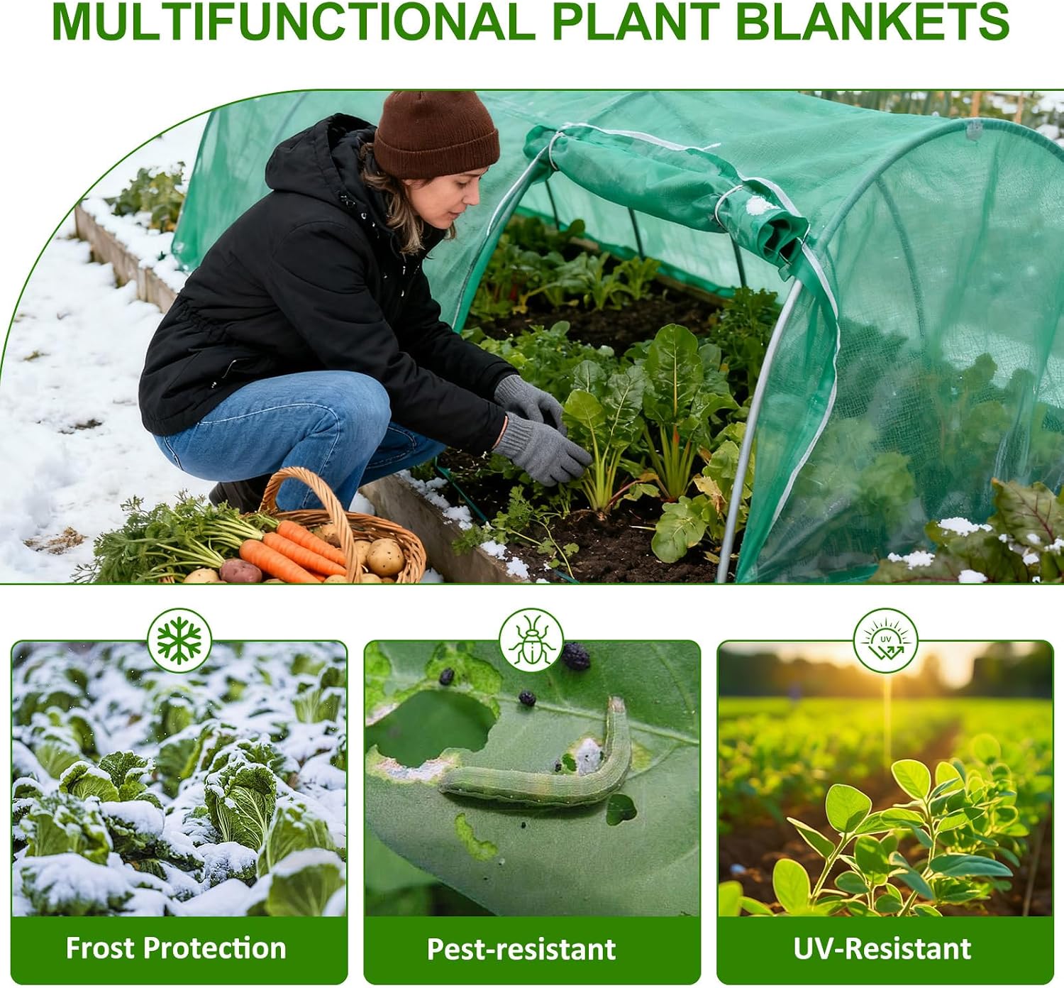 Detalle 2 de Plant frost cover 10 × 30 ft