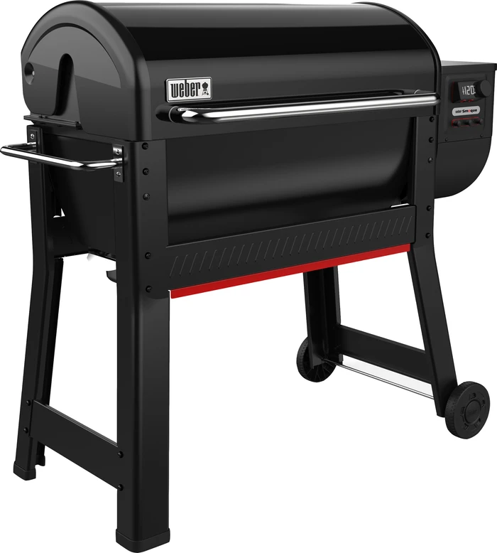 Detalle de Weber Smoque XL – Pelletgrill für großes Grillen mit App-Überwachung