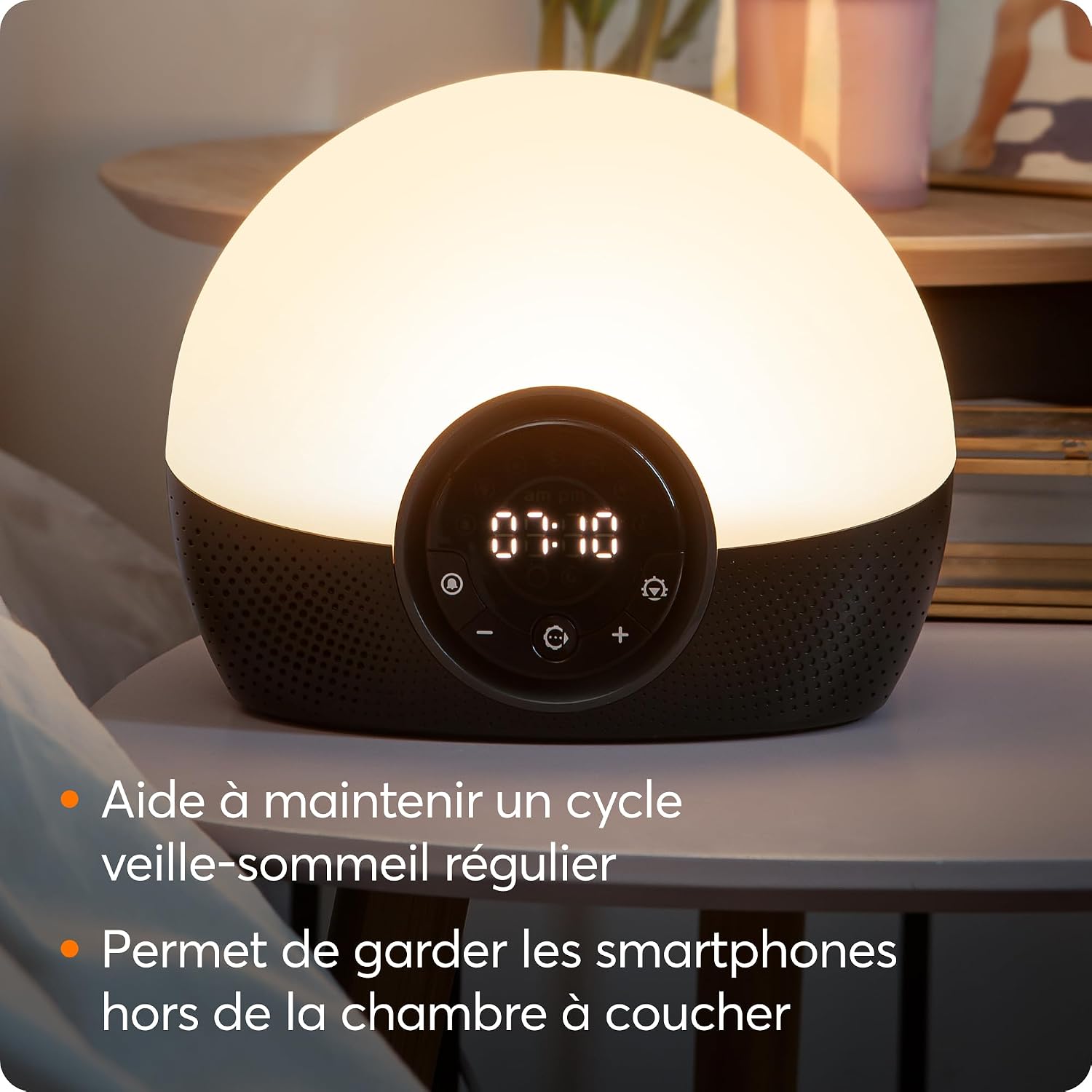 Thumbnail 5 de Lumie Bodyclock Glow 150 : réveil lumineux avec simulation de lever et coucher de soleil et 10 sons
