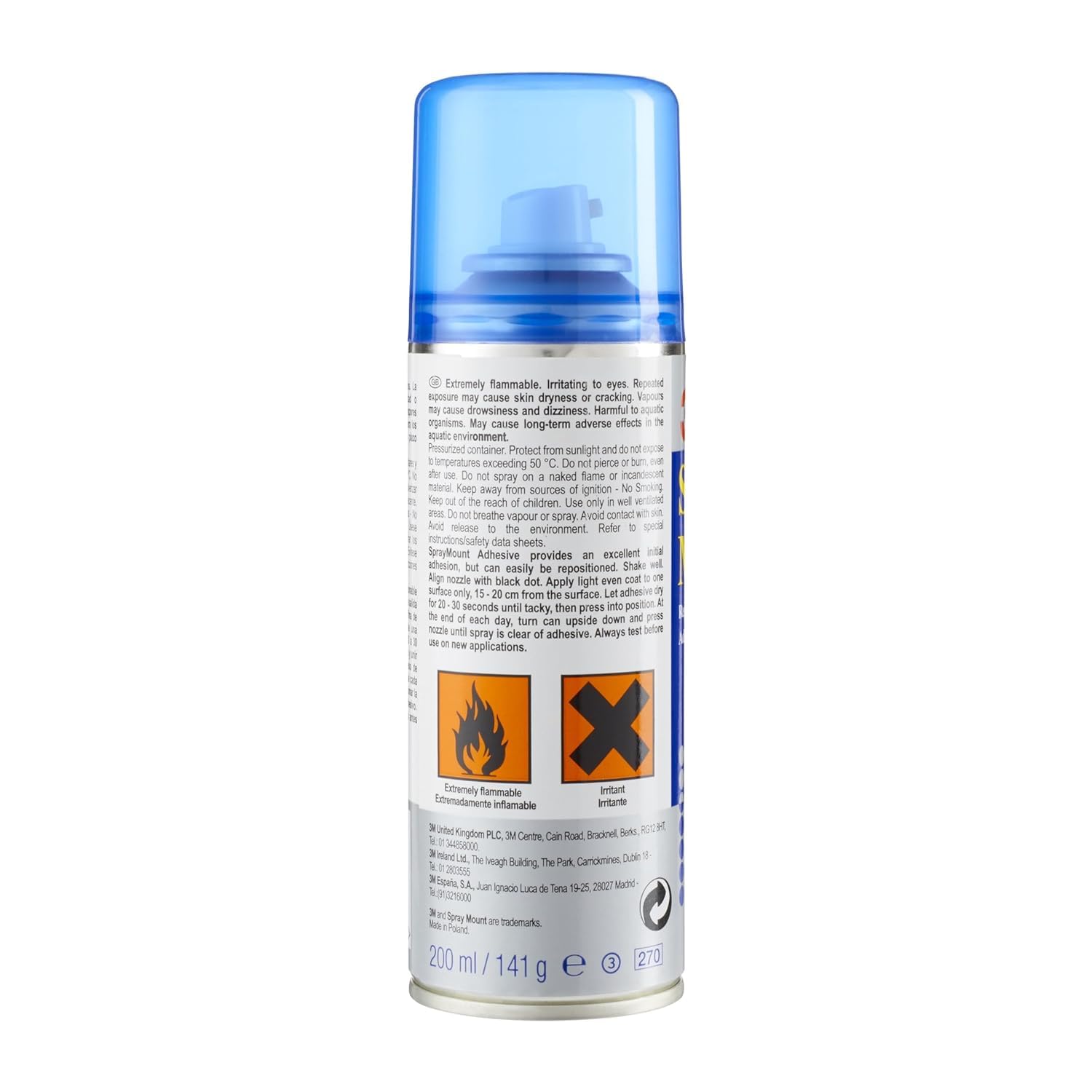 Detalle de Scotch SprayMount Klebespray – Sprühkleber zum repositionierbaren und wiederverlösbaren Verkleben, 400 ml