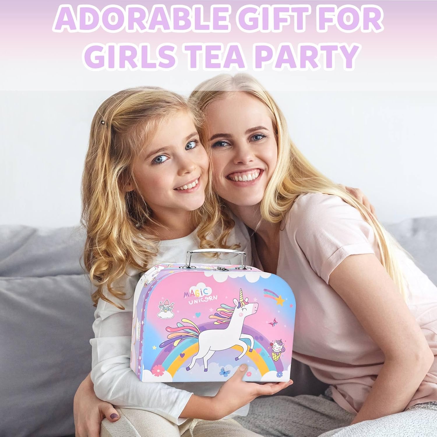 Detalle 1 de Unicorn Tea Party Set 19 pcs