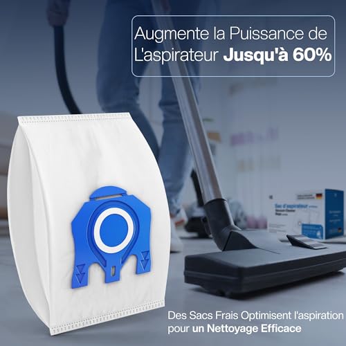 Thumbnail 5 de Lot de 24 Sacs aspirateur GN 16 sacs + 4 filtres pour Miele Complete C3 / C2 / Classic C1 (réf compatibles 9917730, 12281680) - 1E