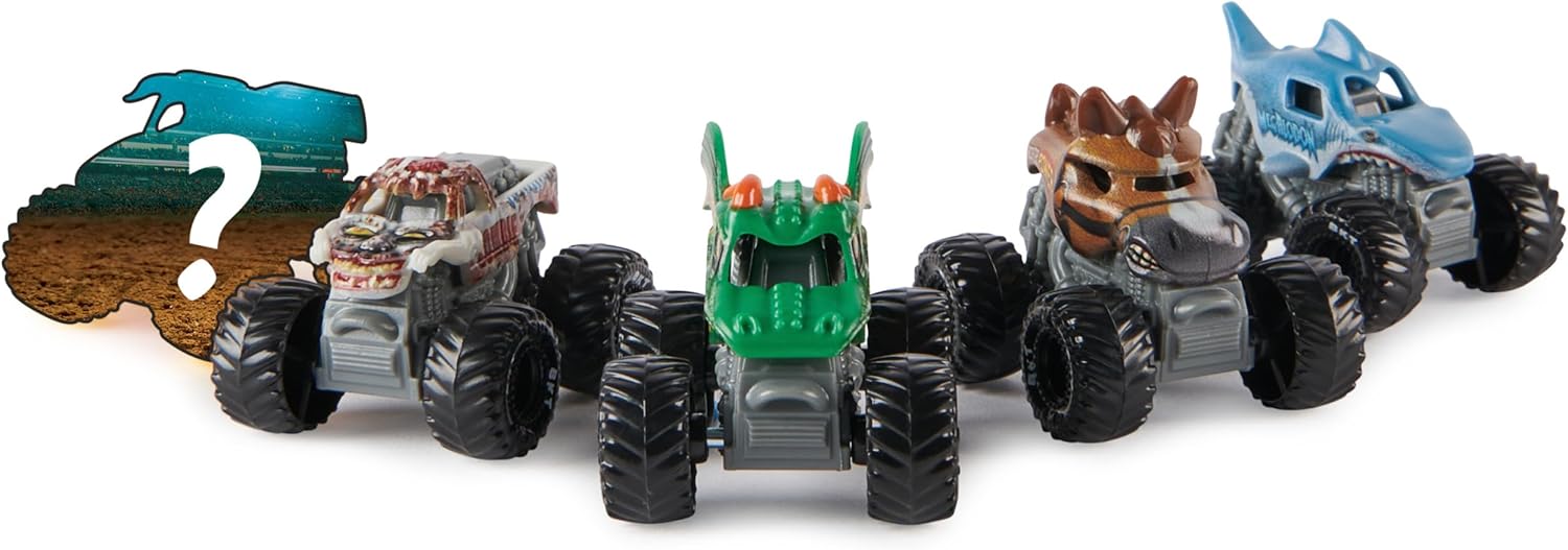 Thumbnail 4 de Monster Jam Lot de 5 Mini Voitures 1:87