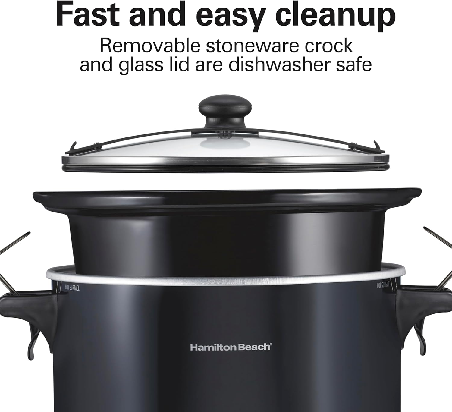 Thumbnail 6 de Hamilton Beach 10 Quart Slow Cooker with Lid Lock 🥘