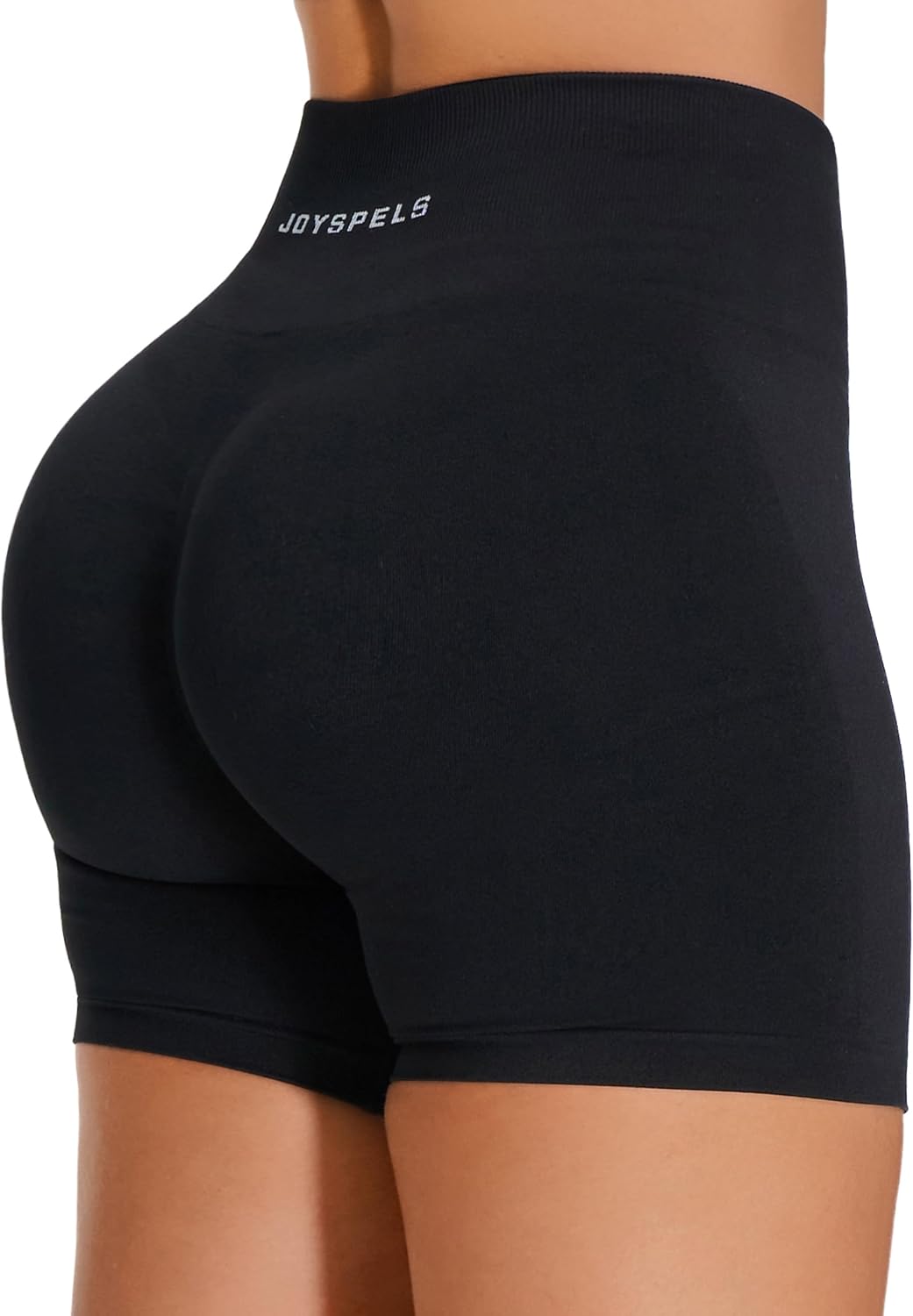 Thumbnail 3 de JOYSPELS Womens Seamless High Waisted Gym Shorts with Scrunch Bum – ruched booty shorts for activewear