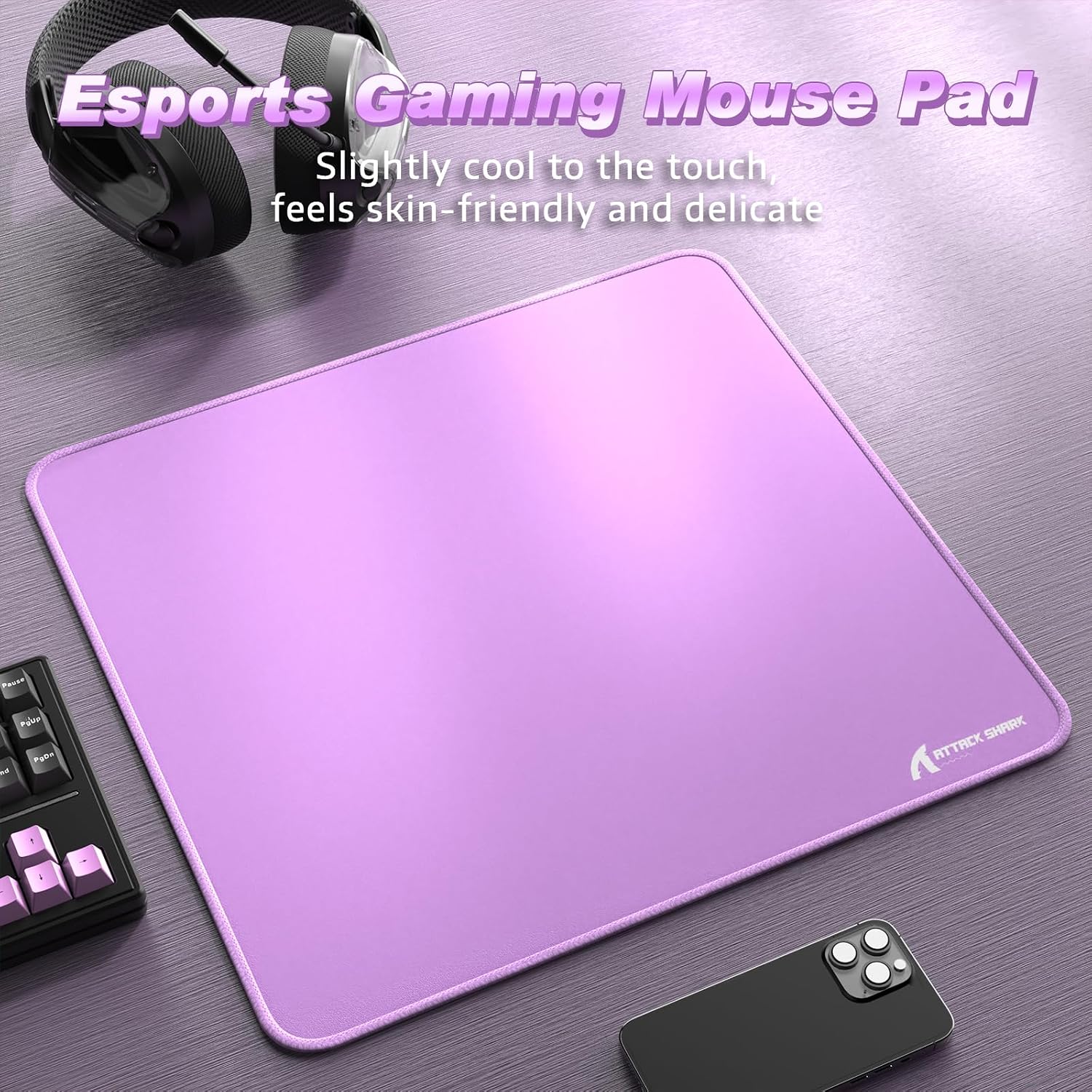 Detalle 2 de Attack Shark CM02 gaming mouse pad 450x400