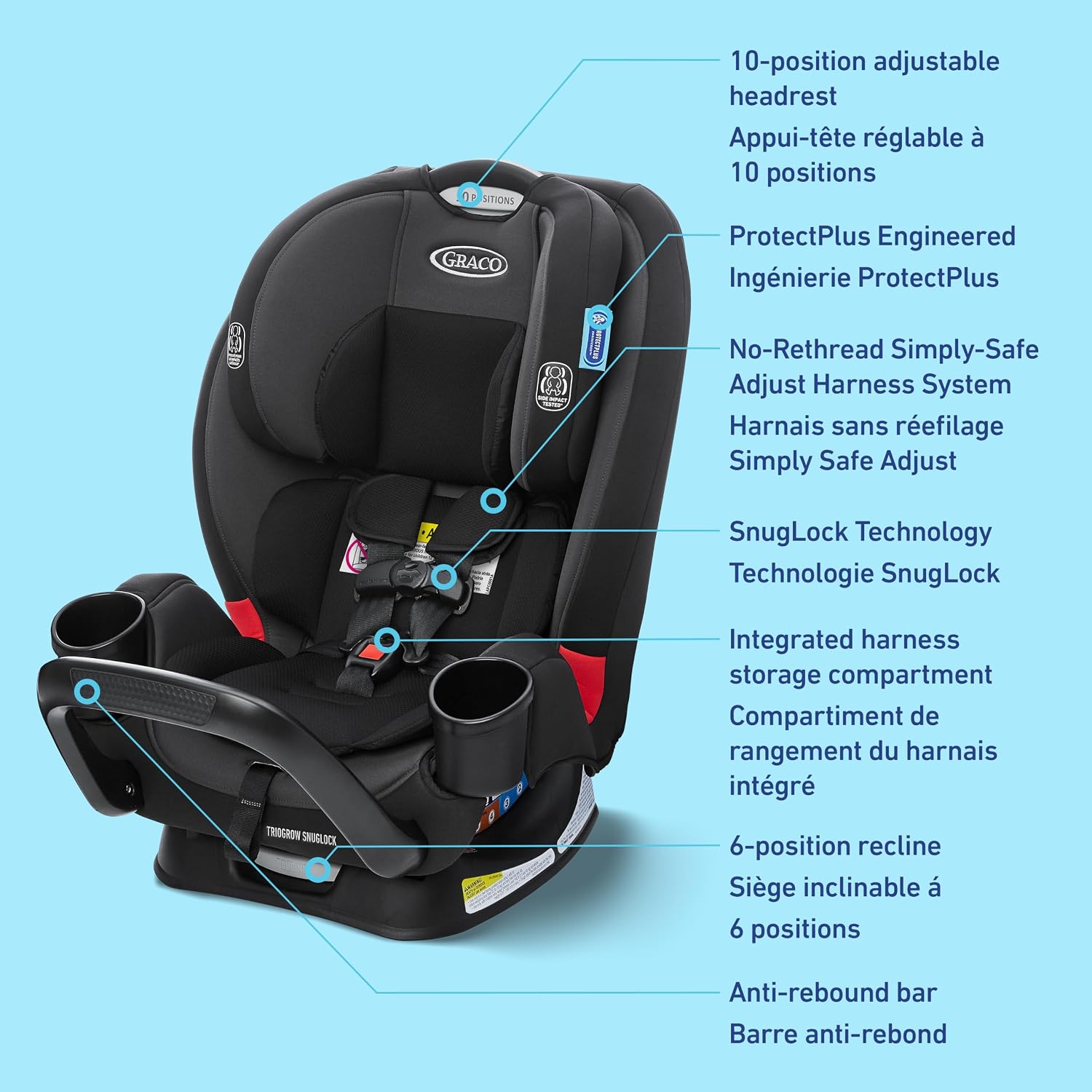 Detalle de Graco 3-in-1 car seat