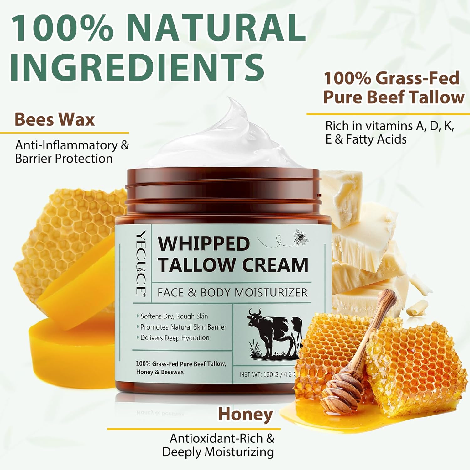 Detalle 2 de Zodenis Whipped Beef Tallow Creme 120 g