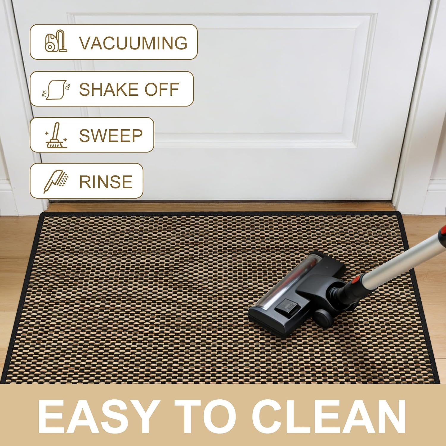 Thumbnail 6 de LEKEEPGO XNE011 Indoor Doormat, 24" x 36", Low-Profile Polyester
