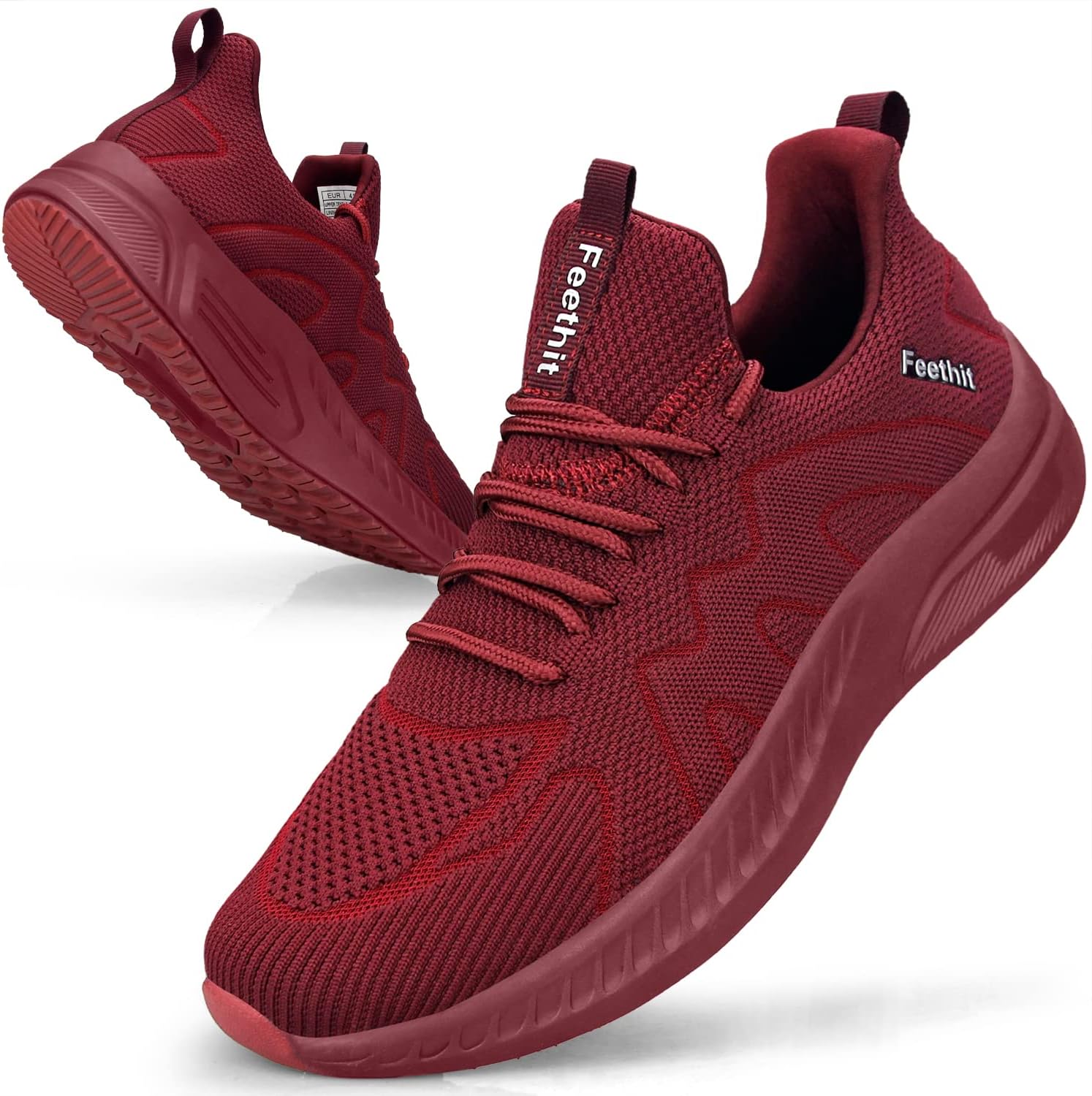 Detalle de Feethit Trainers Men: Breathable, Lightweight Training Shoes for Everyday Fitness