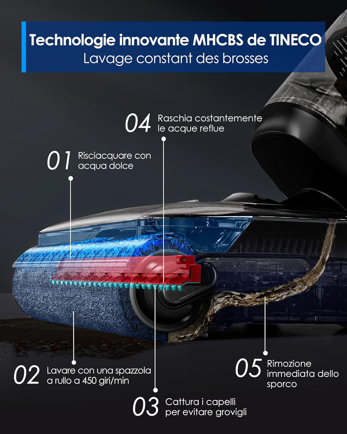 Thumbnail 3 de Tineco Floor ONE S7 Stretch Ultra Lavapavimenti