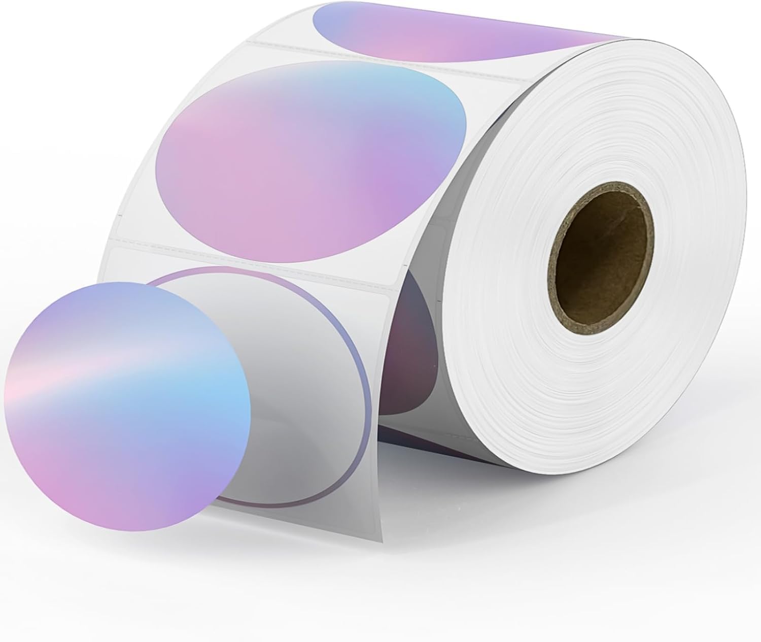 MUNBYN 50x50mm Gradient Round Thermal Labels 750 📦