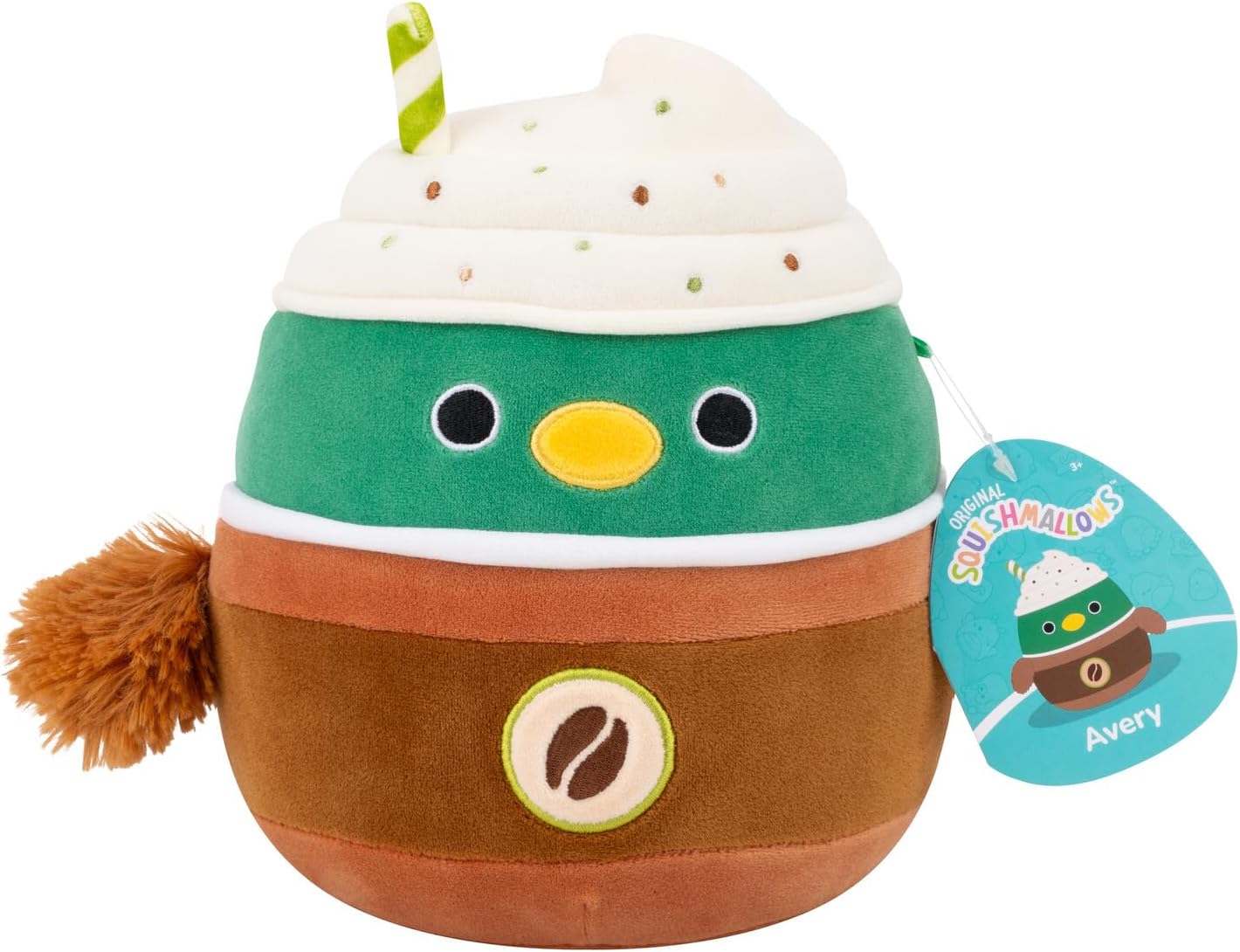 Detalle de Squishmallows Avery Le Canard colvert 19 cm
