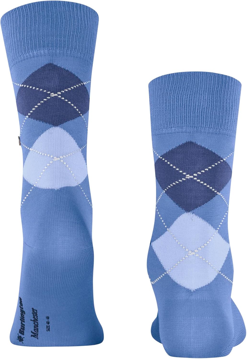 Thumbnail 1 de Burlington homme Manchester – Chaussettes respirantes en coton biologique, motif fantaisie