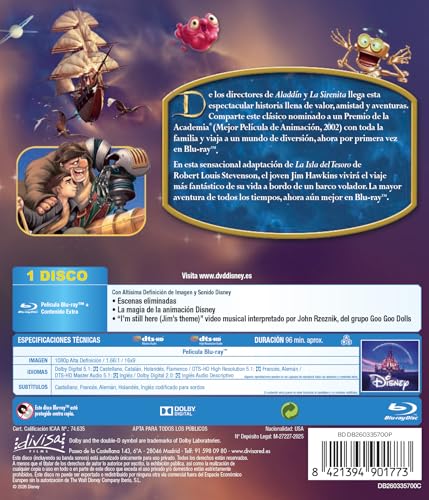 Thumbnail 1 de Treasure Planet (2002) [Blu-ray] de Divisa Films
